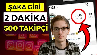 İNSTAGRAM TAKİPÇİ ARTTIRMA  2 DAKİKADA 500 TAKİPÇİ [upl. by Ennaeus]