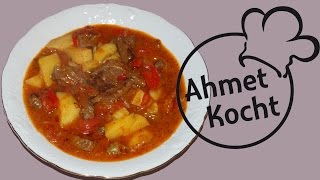 Rezept Gulasch  AhmetKocht  kochen  Folge 113 [upl. by Conard]