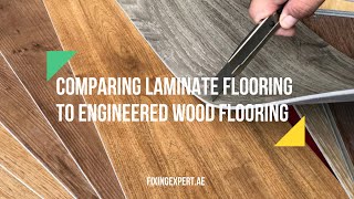 Comparing Laminate Flooring to Engineered Wood Flooring  Laminate vs Engineered Wood Flooring [upl. by Honora929]