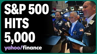 SampP 500 touches 5000 briefly Heres where markets could be headed [upl. by Beaumont]