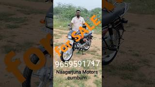 Hero splendor plus for sale naagarjunamotors second hand used bike cumbum Theni tamilnadu [upl. by Nnylyar]