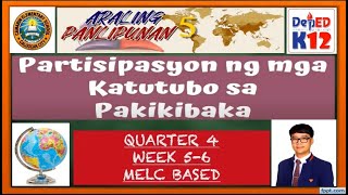 AP5 Quarter 4 Week 56 Partisipasyon ng Mga Katutubo sa Pakikibaka [upl. by Esinek]