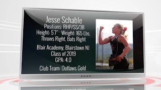 2016 Jesse Schable Softball Highlight Film [upl. by Harak]