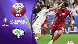 Qatar vs Palestine Extended Highlights  AFC Asian Cup  CBS Sports Golazo [upl. by Vita354]