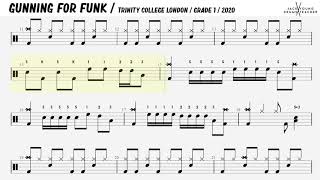 How to play Gunning For Funk On Drums 🎵 [upl. by Gibun]