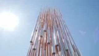 Radio monument turns wind into music using AI [upl. by Isac]