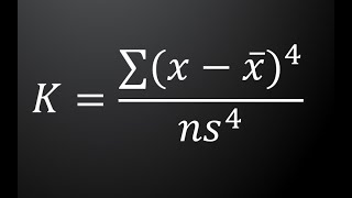 How to Find the Measure of Kurtosis for Ungrouped Data TagalogExplained [upl. by Stirling795]