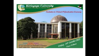 KIRINYAGA UNIVERSITY 6TH GRADUATION CEREMONY [upl. by Reitman]