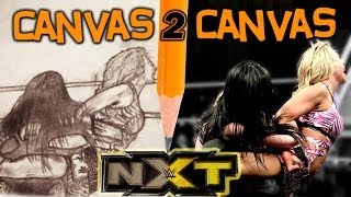 From the WWE Canvas to the Art Canvas  Paige vs Emma NXT Womens Championship Match  NXT ArRIVAL [upl. by Killen]