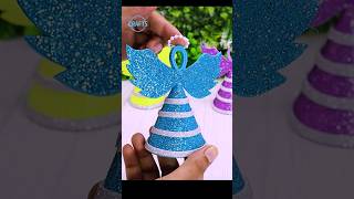 Handmade Christmas Angel Ornaments🎄DIY Christmas Tree Decorations shorts christmas craft decor [upl. by Imeka477]