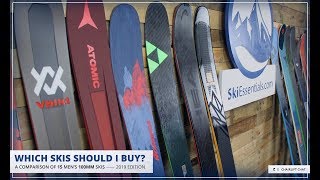 2019 Mens 100 mm AllMountain Ski Comparison [upl. by Akeirahs]