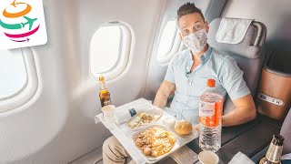 Lufthansa Business Class A330 im August 2020 nach Dubai  YourTravelTV [upl. by Yesdnyl]