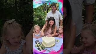 Cute family Gender Reveal ❤️💙 family genderreveal [upl. by Occer]