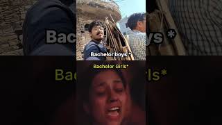 Bachelor boys rocks bachelor girls shock 😲 🫨 funny instagram shortvideo [upl. by Wilinski]