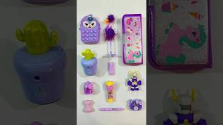 Fantastic Purple Stationery Items Pen Sharpener Erasner Pencil Case shorts stationery purple [upl. by Reaht]