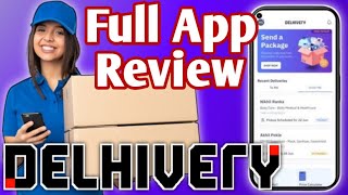 Delhivery App Account Kaise Banaye  Delhivery Courier Service App Review  DelhiveryApp How To Use [upl. by Aynav]