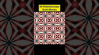 🔥 1 Block Kaleidoscope Quilt 🔥 thesewingchannel quilting [upl. by Georgetta]