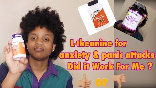 I took L theanine for anxiety amp panic attacks THIS IS WHAT HAPPEN 🤯  b complex  1 month update [upl. by Shoshana523]