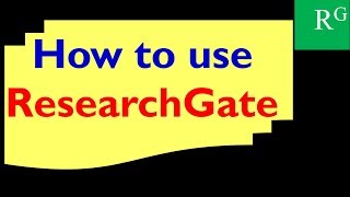 What is ResearchGate and How to use it  2018 [upl. by Almund]