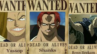 One piece Shanks crew bounties  chapter 903 Prediction [upl. by Yahsal809]