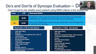 Assessment and Diagnosis of Syncope The Dos and Donts [upl. by Bohlin]