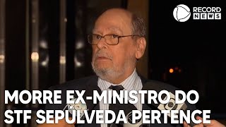 Sepúlveda Pertence exministro do STF morre aos 85 anos [upl. by Atiuqihs340]