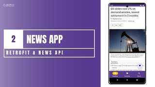 News App in Android Studio using Kotlin  Part 2  Retrofit amp News API [upl. by Aisa]