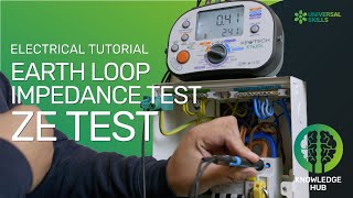 Earth loop impedance test ZE test [upl. by Kinchen312]