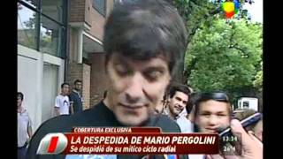 Pergolini a la salida de su ultimo programa Cual es [upl. by Delcina]