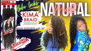 Boho Goddess Crochet Locks Quick RUBBER BAND Install [upl. by Petrine]