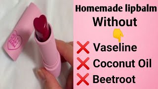 How to Make Lip Balm at Home easy Way Without Vaseline amp Coconut oilHome Lip Balm Only2 Ingredient [upl. by Orabel]