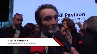 Artigiano in Fiera presidente Fontana “Rappresentazione del saper fare lombardo e italiano” [upl. by Cis]