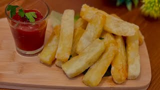 Comment faire des frites croustillantes فريت مقرمش [upl. by Assiluy707]