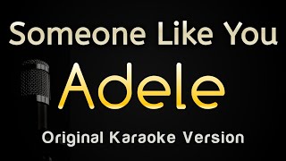 Someone Like You  Adele Karaoke Songs With Lyrics [upl. by Notniv46]