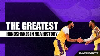 The greatest handshakes in NBA history [upl. by Egide676]