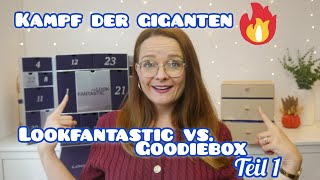 Adventskalendervergleich  Lookfantastic vs Goodiebox  Wer macht das Rennen  Teil 1  Simplybee [upl. by Adniles]