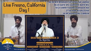 🔴 LIVE Fresno California USA Day 1  Bhai Harjinder Singh Ji Srinagarwale  Sept 2024 [upl. by Orwin741]