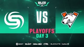 Soniqs Esports vs VirtusPro  Montreal Major  Phase 2  Day 1 Highlights [upl. by Ebert]