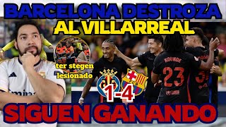 VILLARREAL 15 BARCELONA Goleada contundente sigue en racha [upl. by Niveek]