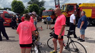 La fin de la course pour les pompiers HautMarnais [upl. by Ayeki]