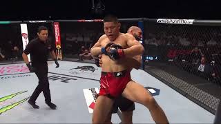 Khamzat Chimaev vs Li Jingliang UFC Highlights [upl. by Assilana]