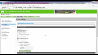 How to setup scan to email on HP Printers [upl. by Esinal]