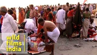 Dressing up after the holy bath Gangasagar mela [upl. by Jamel278]