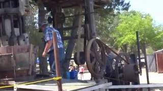 Gold Mining Stamp Mill Demonstration [upl. by Barbe]