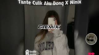 DJ TANTE CULIK AKU DONG X NINIX  REVERB [upl. by Publus]