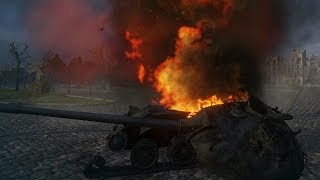 WoT 90  Ammo Rack Detonation Blows Off Turret [upl. by Estrella]