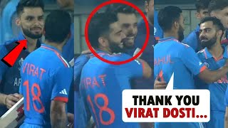 KL Rahul happy after Naveen ul Haq and Virat Kohli Friendship when both hug each other [upl. by Ceporah]