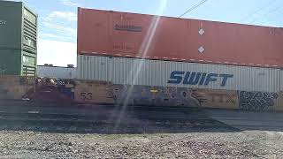 Union pacific intermodal train [upl. by Fairbanks130]