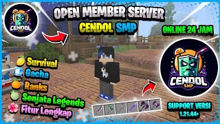 SERVER MINECRAFT INI ADA SENJATA LEGENDARISNYA REVIEW SERVER MINECRAFT  CENDOL SMP [upl. by Moorish977]