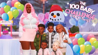 HUGE Birthday Party🎂🥳 2hr Special✨The 100 Baby Challenge with INFANTS👶🏾🍼 The Sims 4 12 [upl. by Rea]